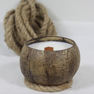เทียนหอมกะลามะพร้าวผสมถั่วเหลือง Caro Crystal หลากสี ตกแต่งบ้าน - Product Image 3