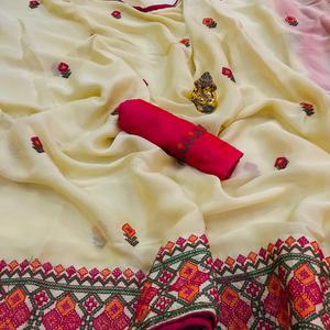 Low Range Indian Designer Saree Ready to Wear Sari Beautiful Vintage Sari Shawls Kaftan Pure Cotton Sari Saree Fabric Skirt Garment - Product Image 6