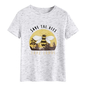เสื้อยืดคอกลมแขนสั้นสำหรับผู้หญิงทรงปกติพิมพ์โลโก้คอกลมผ้าฝ้าย100% เป็นมิตรต่อสิ่งแวดล้อมออกแบบได้ตามต้องการ - Product Image 1