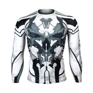 Maillot de bain à manches longues pour hommes, personnalisé, haut de surf, protection Uv Rashguard, chemise solaire - Product Image 2