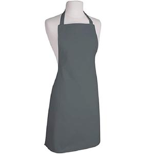 100% Organic Cotton GOTS Certified <b>Apron</b> Embroidered Jacquard Weave With Custom Logo <b>Cross</b> Strap <b>Back</b> For Restaurant Uniform Use - Product Image 3