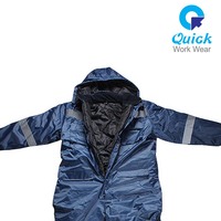 Combinaison de chaudière d'hiver avec capuche pour la Protection du groupe, vêtement de Protection intégrale pour huile et gaz, soudage, une pièce