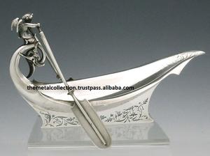 Cuenco moderno de Metal pulido para servir en barco, vajilla de decoración para el hogar, Hotel, ensalada y frutas, diseño moderno - Product Image 2