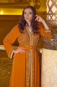 Mariage et fête-d'usure-NEW---ELEGANT--CAFTAN robe avec de superbes embellie en cristal perles de verre pierre travail = 2021 - Product Image 2