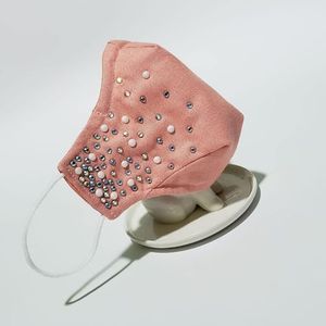 ---DESIGNER-BEAUTIFUL--NEW--<b>FACE</b> ACCESSORIES WITH---PEARLS,CRYSTAL BEADS--STYLISH--EMBROIDERY-WORK---2021 - Product Image 1