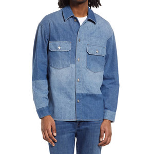 Camisa vaquera 100% de algodón para hombre, Camisa ajustada con solapa, informal, juvenil, a la moda, única, primavera y otoño - Product Image 2