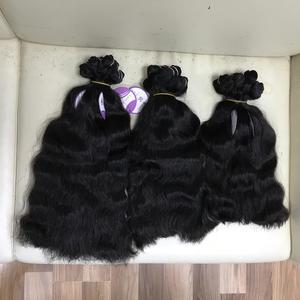 Fournisseurs de cheveux vierges, cheveux humains vietnamiens bruts, mèches de cheveux naturellement ondulés pour une tête entière, prix de gros, OEM ODM - Product Image 3