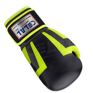 Guantes de boxeo profesionales de cuero Pu, de diseño personalizado, para entrenamiento de boxeo y lucha en el gimnasio - Product Image 3