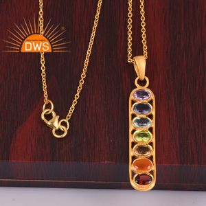 สร้อยคอจี้พลอยธรรมชาติหลายชนิดชุบทองคำขาวแท้คุณภาพดีที่สุด ปี 2026 สำหรับผู้ผลิตเครื่องประดับ - Product Image 3