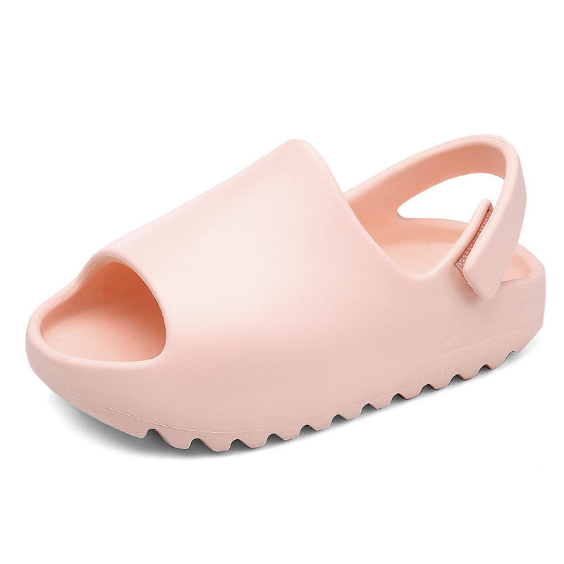 Летние детские тапочки для дома и улицы для детей и родителей, детские резиновые тапочки EVAslippers yeezy