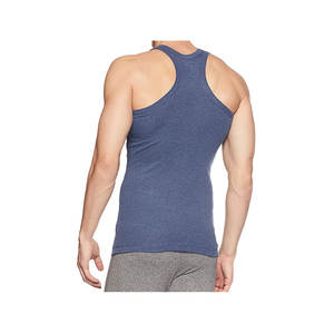 Débardeur de sport personnalisé pour homme, respirant, anti-boulochage, séchage rapide, sans manches, col montant en dentelle, tricoté, décontracté, à boutons - Product Image 6