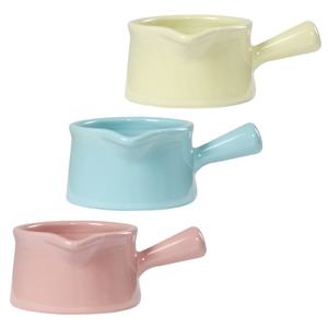 Support de thé en céramique 5 "DIA, trois anneaux pour pétales de coque, blanche, avec lumière scintillante, dimensions décoratives - Product Image 2