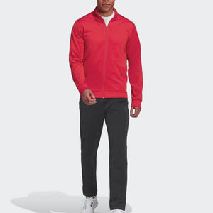 ชุดกีฬาผู้ชาย,ชุดวอร์มสีดำมีซิปแขนยาวสำหรับกิจกรรมกลางแจ้ง - Product Image 4