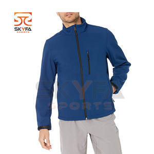 Veste souple d'extérieur pour hommes, souple, étanche, sans capuche, bonne qualité, personnalisée, vente en gros - Product Image 6