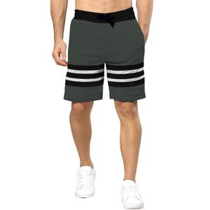 Pantalones cortos de chándal OEM con logotipo personalizado para hombre, pantalones cortos de algodón de felpa francesa para entrenamiento de gimnasia, pantalones cortos deportivos de entrenamiento de verano para hombre al por mayor - Product Image 4