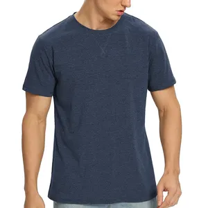 Herren T-Shirt Kurzarm Herren T-Shirt Bio-Baumwolle T-Shirt Blank Plain O-Neck T-Shirt oder Herren