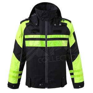 Veste de sécurité d'hiver réfléchissante imperméable haute visibilité Logo personnalisable vêtements de travail pour la sécurité routière - Product Image 1