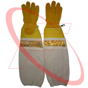 Meilleure vente en gros de gants de travail pour apiculteurs Gants de travail de sécurité en apiculture de qualité supérieure gants en cuir du Pakistan - Product Image 1