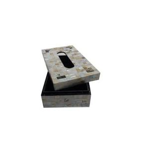 Luxury Design <b>Mother</b> of Pearl Tissue <b>Box</b> Cover Holder with logo Customized Size and Customized Size and Sale - Product Image 5