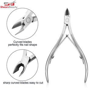 Ensemble de ciseaux coupe-ongles professionnels, pince-cuticule, pour ongles, Logo personnalisé, de haute qualité, 10 pièces - Product Image 4