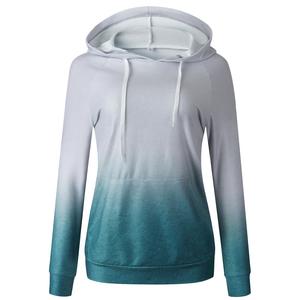 Sudadera con capucha de algodón de gran tamaño para mujer, marca personalizada a granel, diseñada con cremallera en el cuello con capucha para uso informal en invierno - Product Image 1
