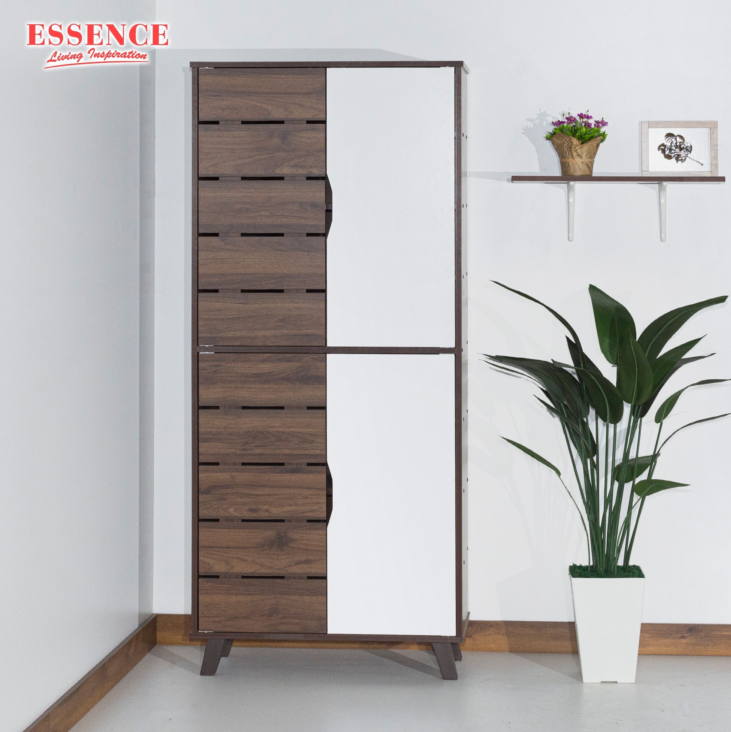 Columbia Walnut + White