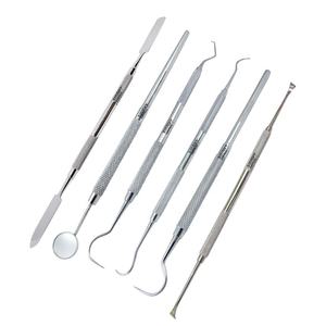 Usine en gros 100% ensemble d'examen sans rouille kit oral dentaire outils d'examen de base en acier inoxydable - Product Image 1