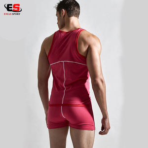 ชุดกีฬาขายส่งคุณภาพดีที่สุด ชุดมวยปล้ำแบบชิ้นเดียว พร้อมโลโก้สั่งทำ โพลีเอสเตอร์ 100% สีสั่งทำได้ คุณภาพสูง - Product Image 5