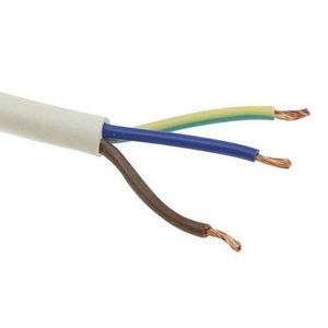 1m, 2m, 3m Überwachungs-Stromkabel / <span class=keywords><strong>3</strong></span>-adrig / Flachummanteltes Kabel / RVVB 3X1,5 mm² Quadrat / Reines Kupferkabel - Product Image 5