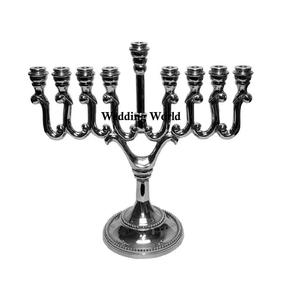 Bougeoir décoratif en métal Menorah de créateur de qualité supérieure fait à la main Offre Spéciale nouveau bougeoir en métal classique et élégant - Product Image 1