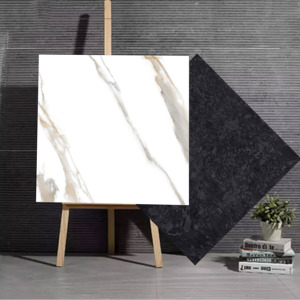 Carreaux de sol en porcelaine modernes effet brique métallique émaillée 1200x1200mm pour un confort intérieur - Product Image 2