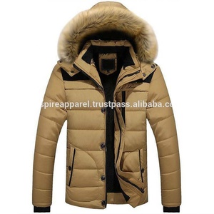 Chaqueta Casual Acolchada de Invierno para Hombre, con Capucha, Forro de Peluche, Impermeable, Tallas Grandes, Venta al Por Mayor, Inspire Apparel - Product Image 4