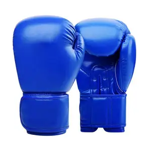Gants de boxe sanda en cuir PU personnalisés avec marques privées boxe personnalisée pour gants boxe sac de sable sports