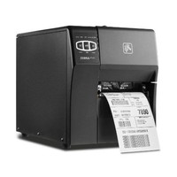 Printer Barcode Industri Zebra ZT200 Label Berwarna Nomor Seri Pengemasan Pengiriman Bersertifikat ROHS RS232 Wi-Fi 300dpi Stok Tersedia