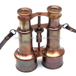 Jumelles en cuivre Antique du conducteur nautique, 5 pièces, avec étui en cuir, CHMN432 - Product Image 3
