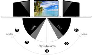 BozaBoza Film de protection d'écran ultra-fin transparent 13 pouces, couverture complète, anti-rayures, anti-espion, pour Macbook Air 2.5D High - Product Image 2