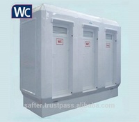 Cabine de toilette SAFTER MARINE pour usage domestique, durable, 150x390x240cm, blanche, écologique, minimaliste, panneaux sandwich en fibre de verre