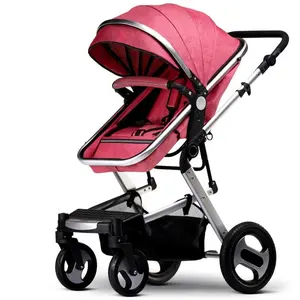 Real manufacturer Aluminum alloy baby stroller luxury baby carriage