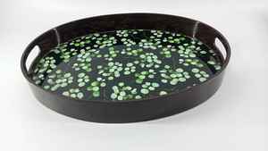 ถาดเสิร์ฟไม้ทำมือเคลือบเคลือบฟันกำหนดขนาดเองได้เวลาน้ำชาอาหารเช้าที่บ้านทำจากไม้พรีเมี่ยม - Product Image 2