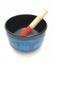 Tibetan Buddhist Musical Instrument Set For Meditation crystal singing bowl at wholesale price - Product Image 1