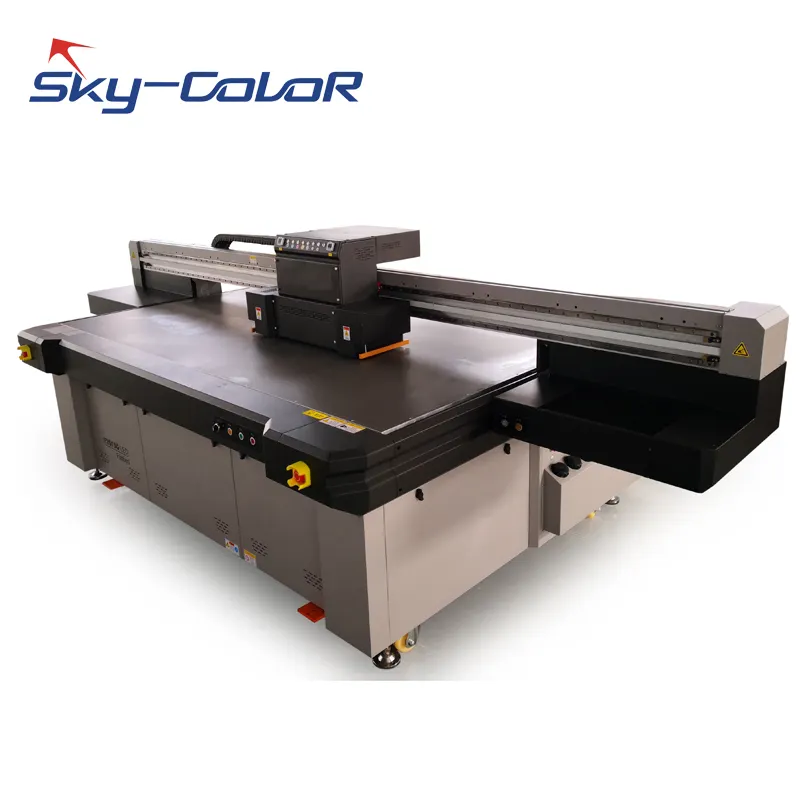 Skycolor 2513UV 2.5m 1.3m LED Flatbed Printer for Printing Wooden Plate, Glass and and Acrylic Board