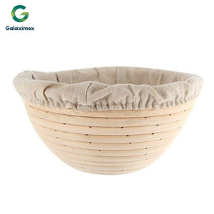 Wholesale Galaximex Brand 9 Inch Rattan Eco-Friendly Disposable Proofing Bread Basket Cloth Liner <b>Baking</b> <b>Pastry</b> <b>Tools</b> Vietnam - Product Image 2