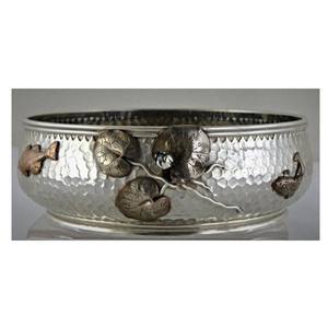 Bol en métal aluminium de forme ronde plaqué argent pour servir les noix Vente à chaud Bol décoratif de haute qualité pour la maison - Product Image 3