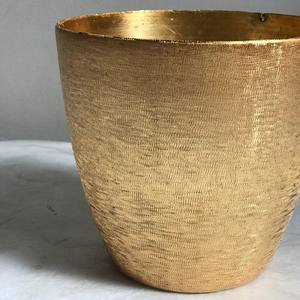 Vela en forma de cubo dorado de aluminio, bote plateado de alta calidad con diseño en relieve, vela de Metal - Product Image 6