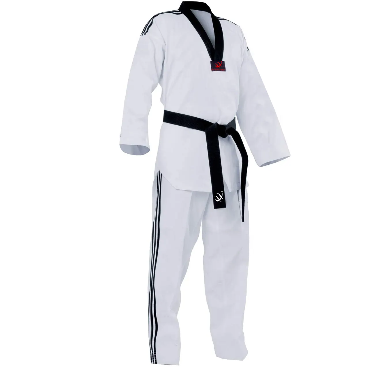 태권도 세 색 유니폼 (블랙, 레드, 블루) MMA 무술 Karate Hapkido 팀 데모 체육관 아카데미
