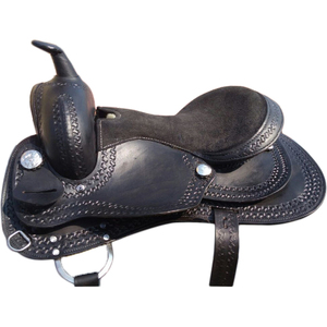 Cuir VÉRITABLE cuir western usiné selle MADE IN INDIA IN;dollar 65 tailles 14 15 16 17 18 - Product Image 2