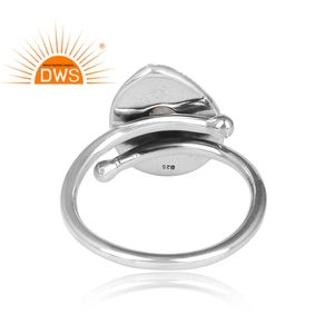 Vintage Designer 925 Sterling Silver Fashion Ring Rainbow Moonstone Ring Gemstone Rings Jewelry Supplier Vintage Collection - Product Image 4