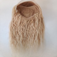 Tyagi Modèle 783 22,5" devant, 14" latéral, 15" arrière, personnalisable, partie libre, base moyenne, cheveux indiens Remy, trame simple, dentelle frontale