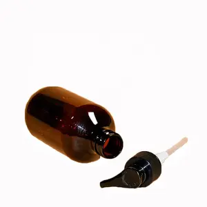 Hot Sale Benutzer definierte Private Labels Amber Lotion Pump Leere 300ml 500ml Plastik Shampoo flaschen