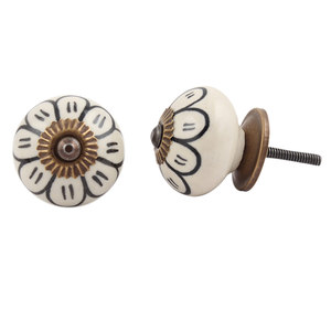 Kak — boutons de porte et tiroirs en céramique de tournesol, faits à la main de qualité supérieure, pour placard de cuisine, à bas prix - Product Image 3